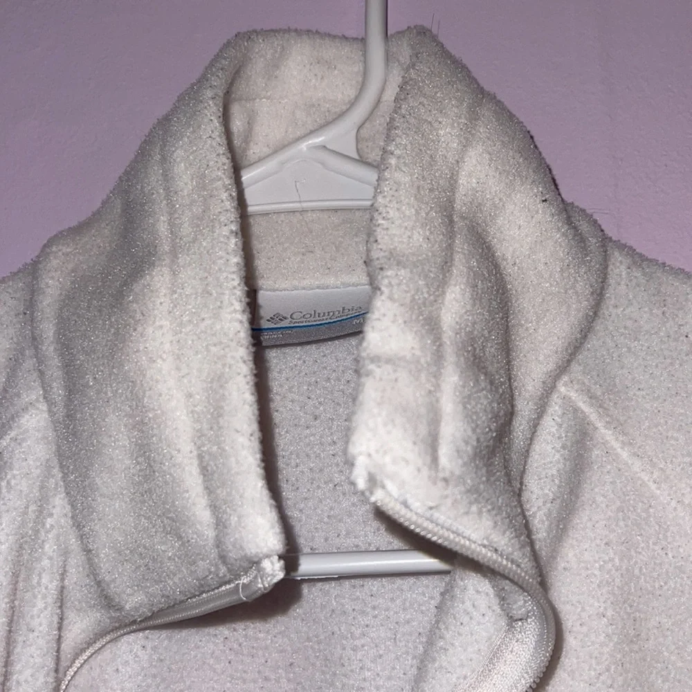 WOMENS WHITE COLUMBIA JACKET - Picture 7 of 8